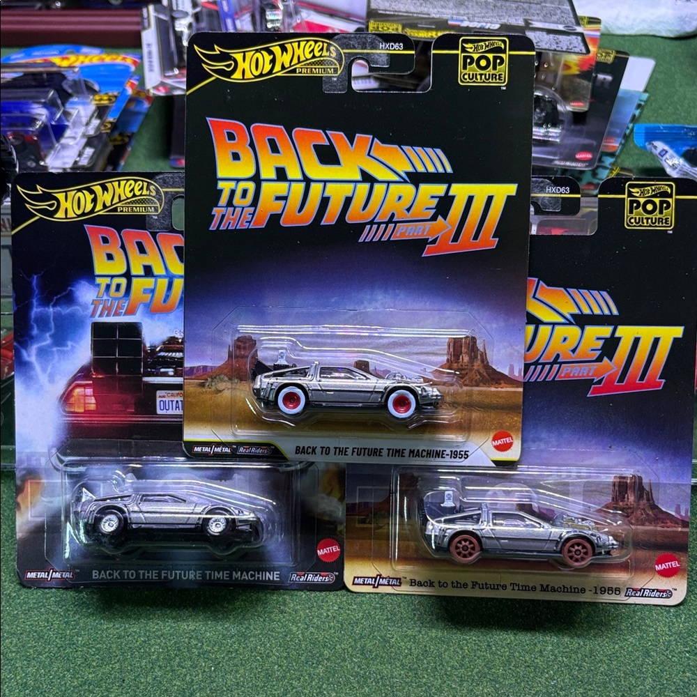 Hot wheels Back to the Future Time Machine Set
